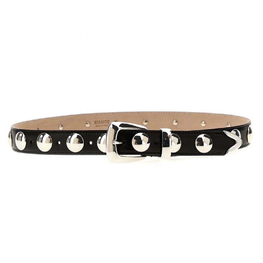 KHAITE Stud-detailed buckled belt